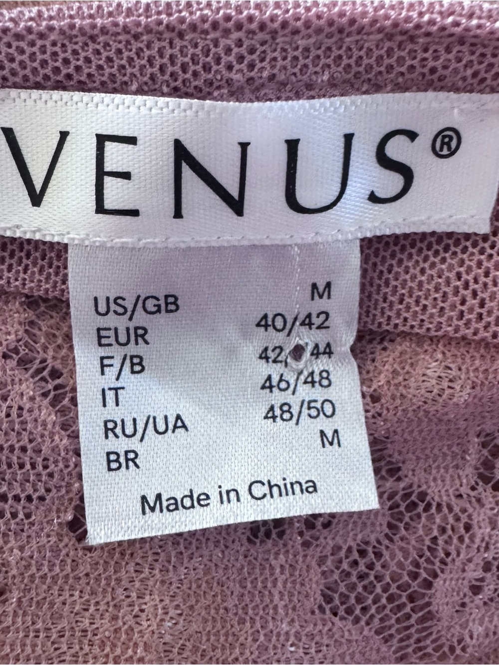 VENUS Dusty Rose Lace Layered Sleeve Top - Picture 7 of 8